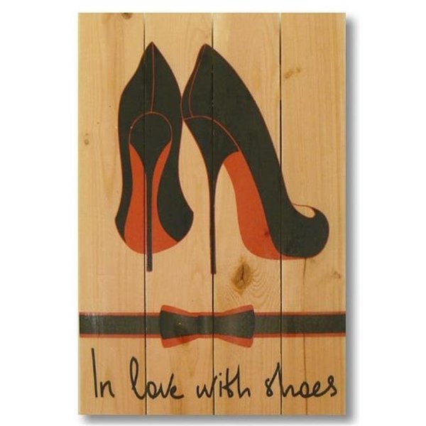 Wile E. Wood Wile E. Wood WLWS1420 14 x 20 In Love With Shoes Wood Art WLWS1420